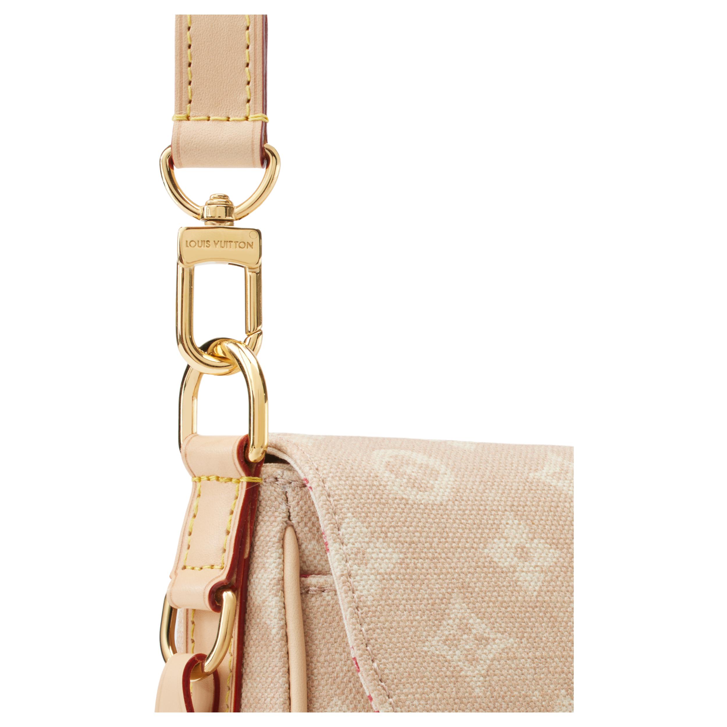 Женская сумка Louis Vuitton x Grace Coddington (бежевая) — фото 5