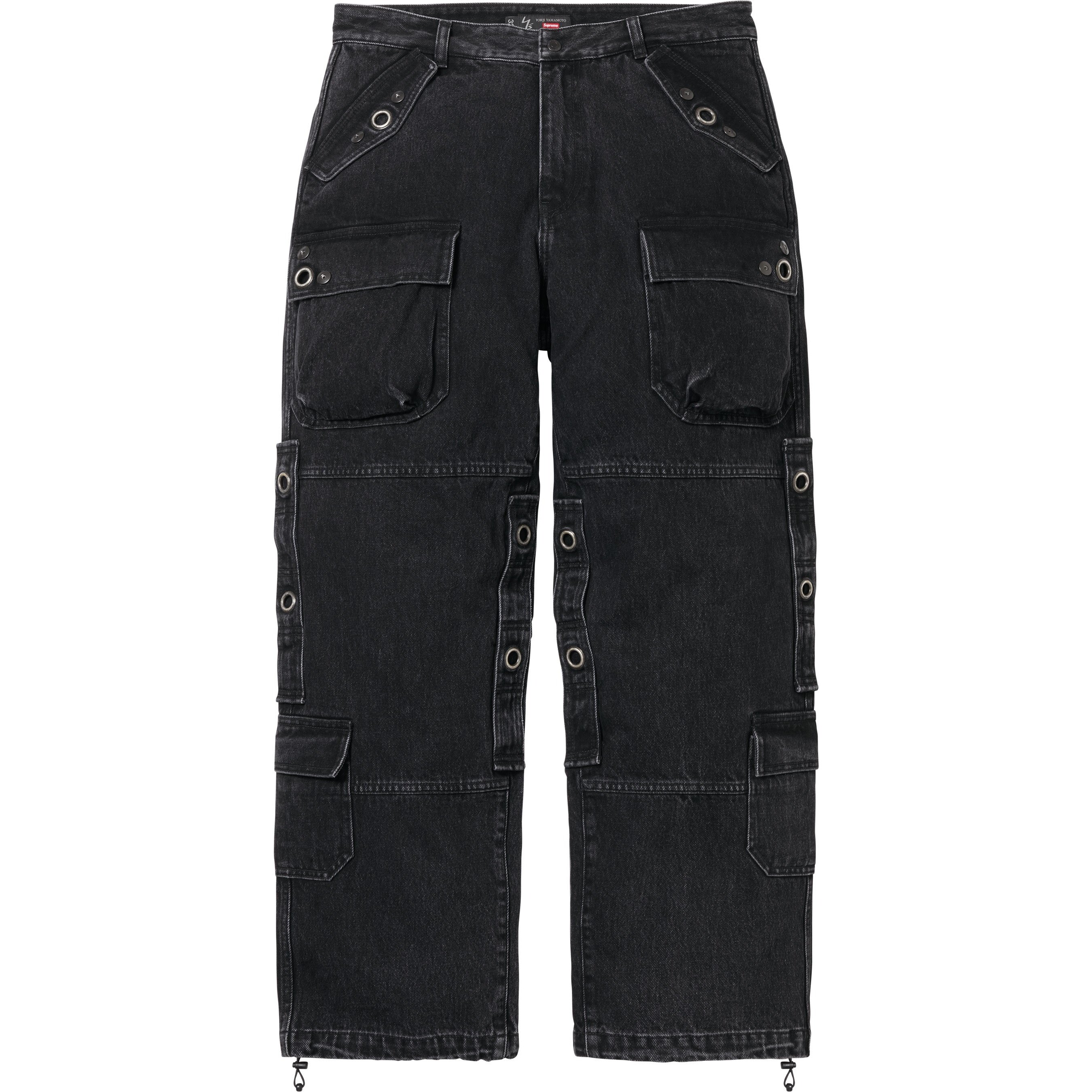 Штаны Supreme x Y’s by Yohji Yamamoto (черные)
