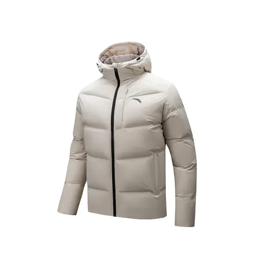 Anta Variety Training Collection Down Jacket Men's Wheat Grain Gray