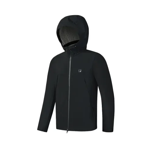 FILA Fitness Jackets Unisex Jet Black BK Hooded Moderate Other