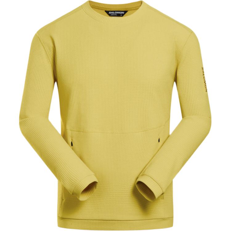 Мужское худи Salomon SALOMON FW25 PULLOVER M (серое)