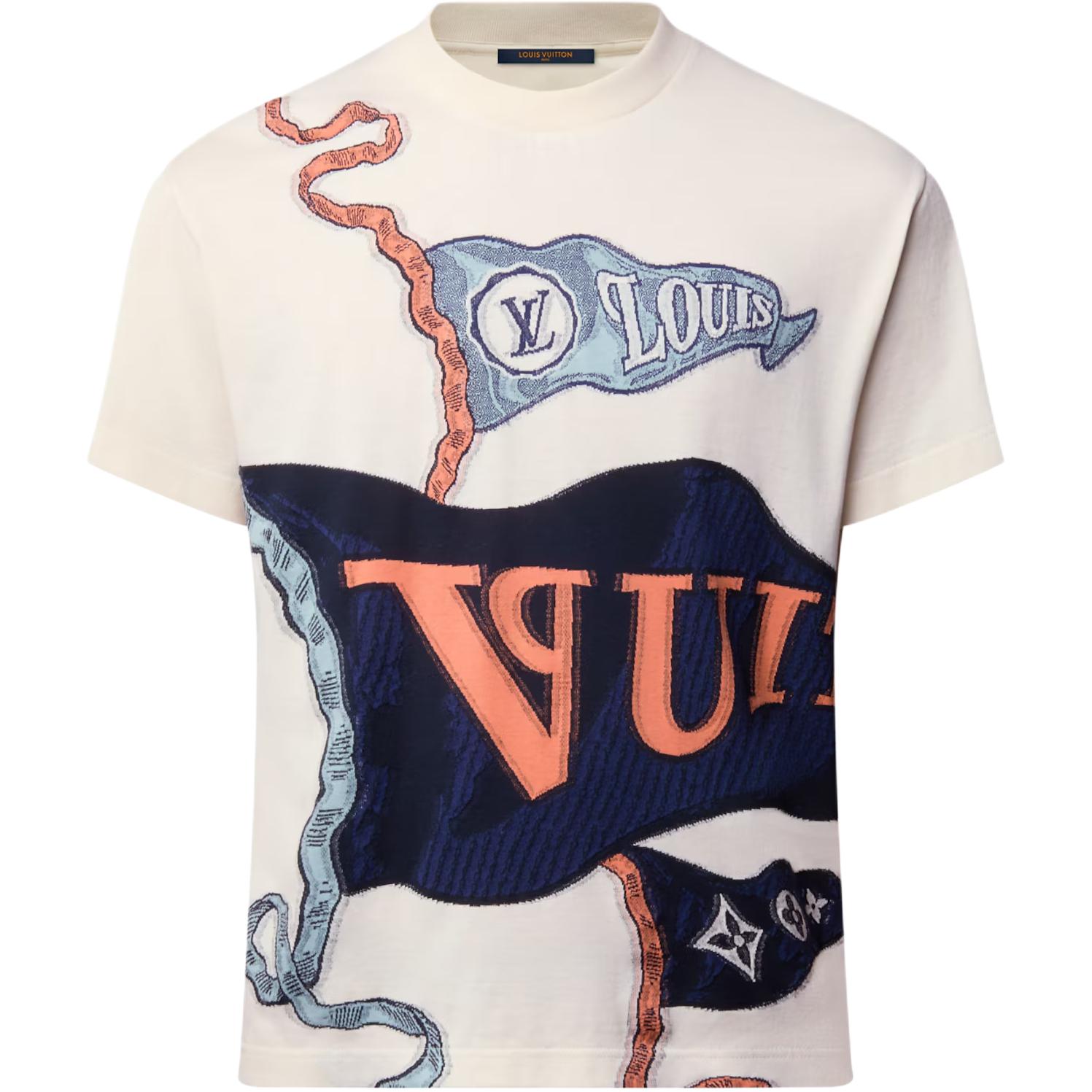 Мужская футболка Louis Vuitton SS26 (белая)