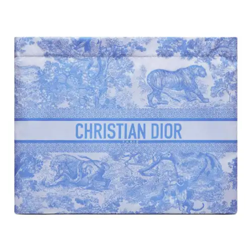 DIOR Technical Fabric Clutch Women's Cornflower Blue