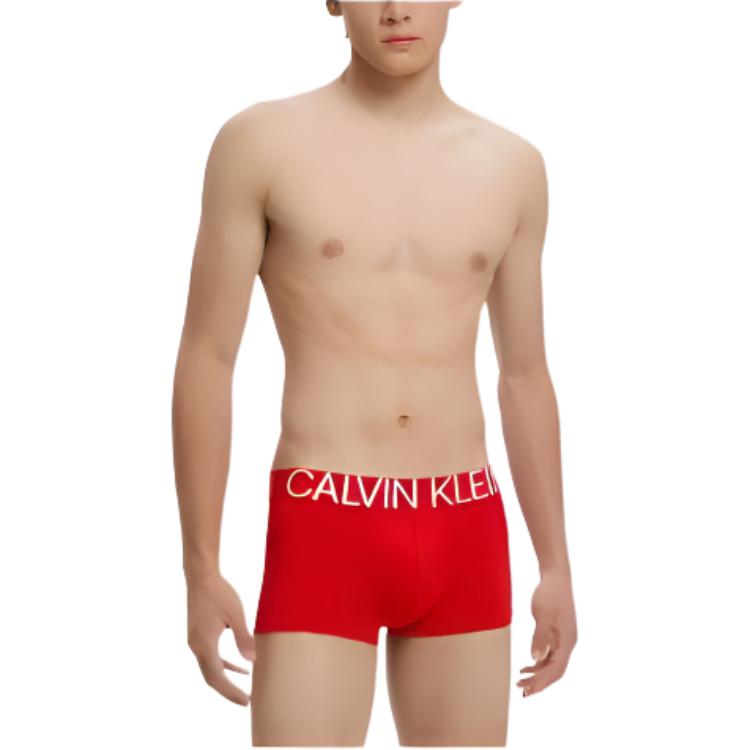 Мужские трусы-боксеры CALVIN KLEIN (красные)