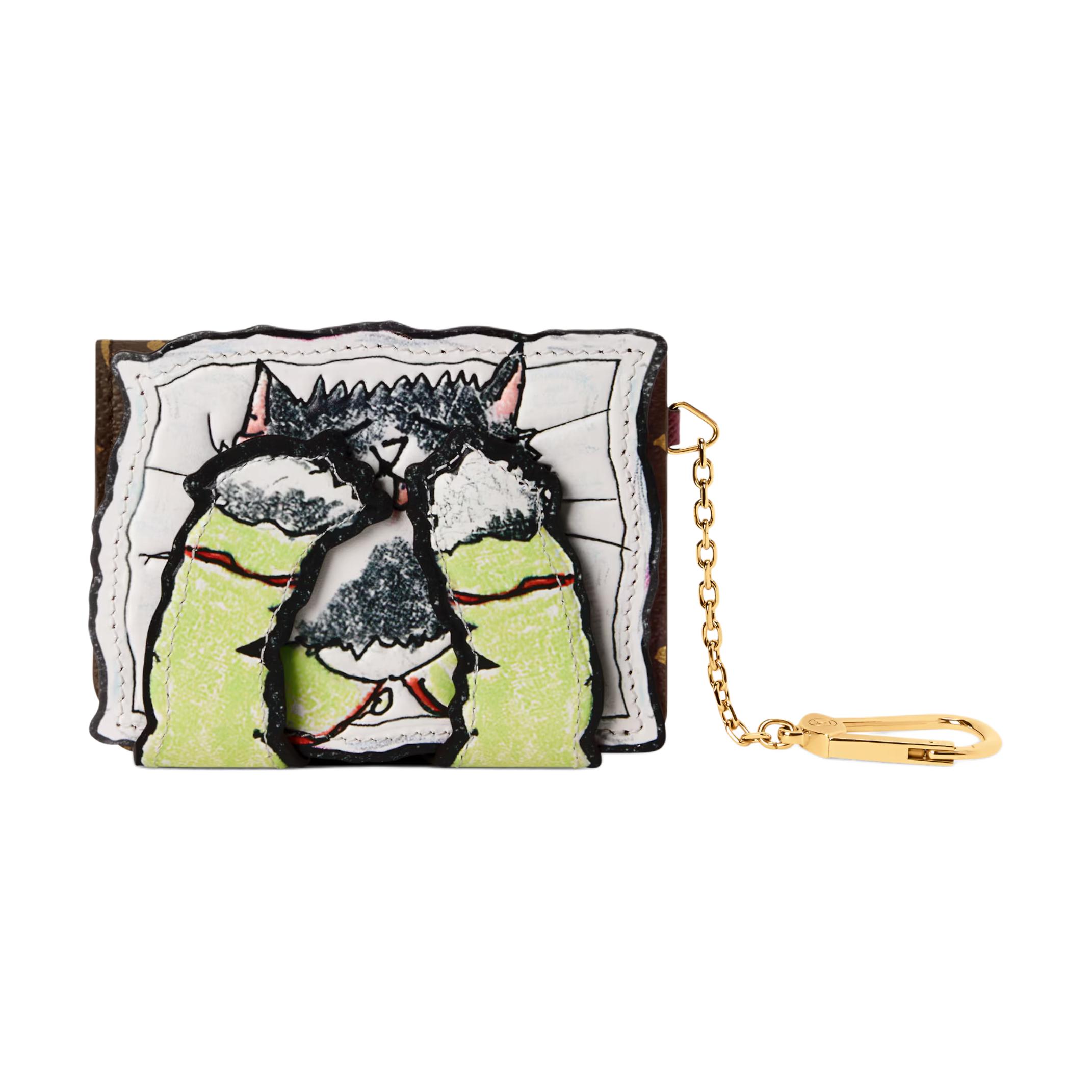 Женский кошелек Louis Vuitton (бело-зеленый)