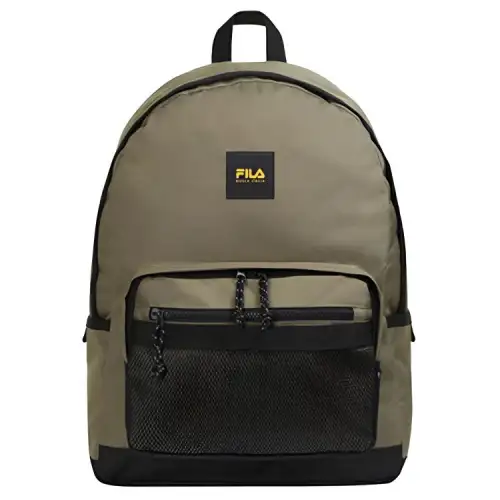 FILA Polyester Backpack Regular Unisex Olive Green