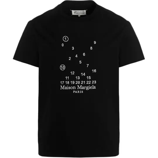 Maison Margiela Graphic Printed Crewneck T Shirt