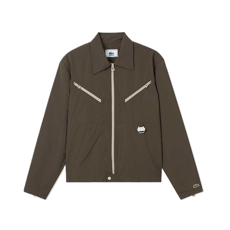 Мужская куртка LACOSTE на молнии (синяя)