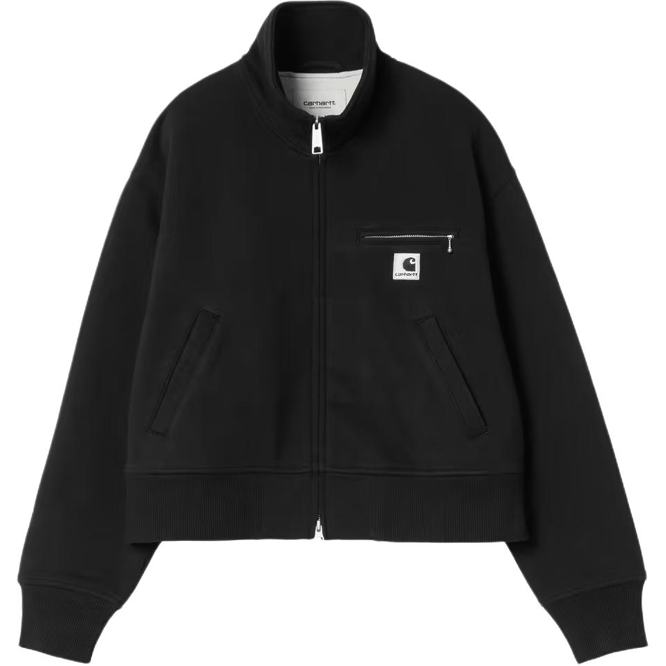 Женская куртка Carhartt WIP FW25 W' Detroit Sweat Jacket (черная)