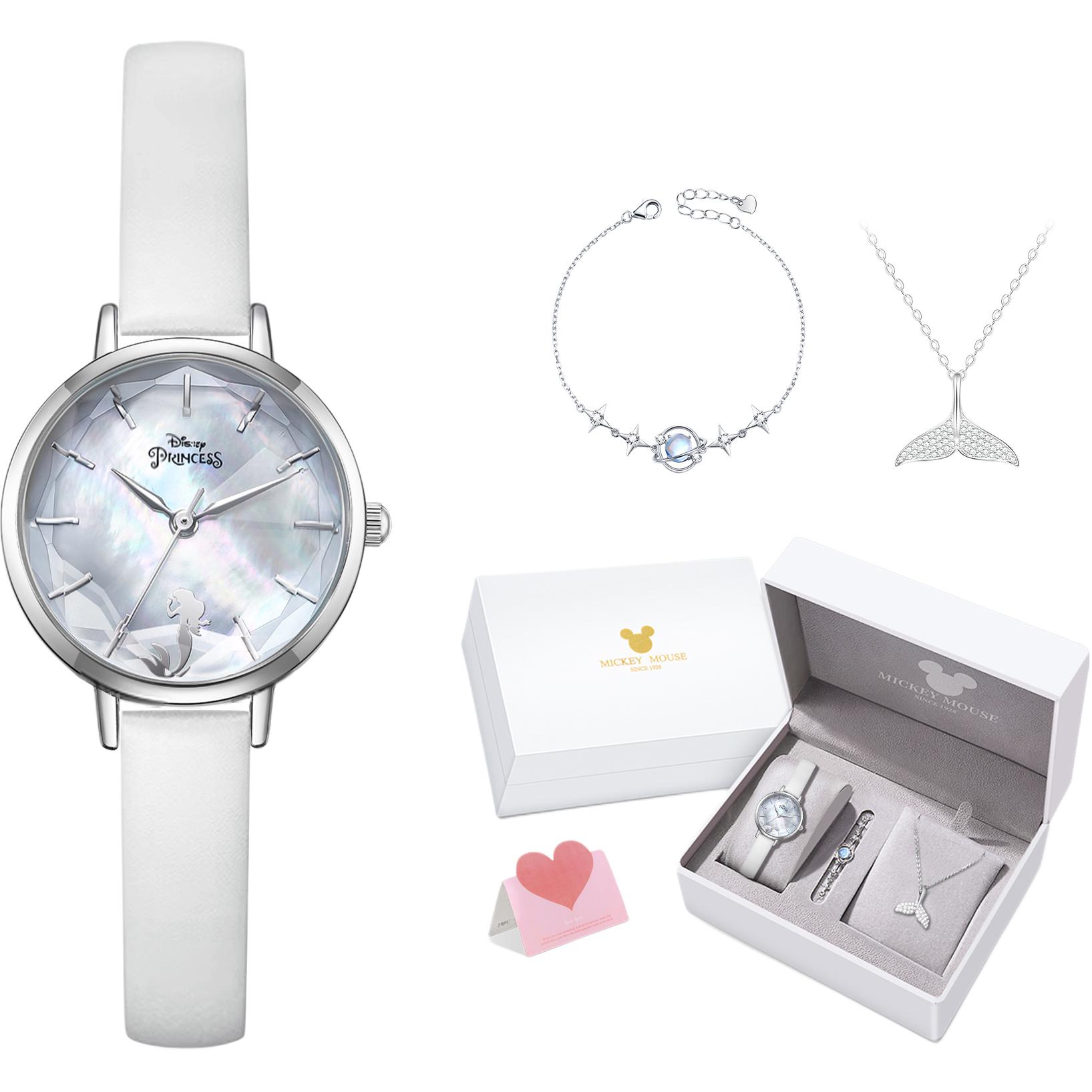 Disney Disney, universal swiss watch, polyurethane simple quartz watch strap, women's watch, dial, gift box, light luxury style, high-quality style, quartz mechanism