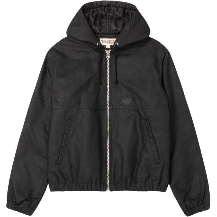 Куртка Stussy WAXED COTTON WORK JACKET (коричневая)