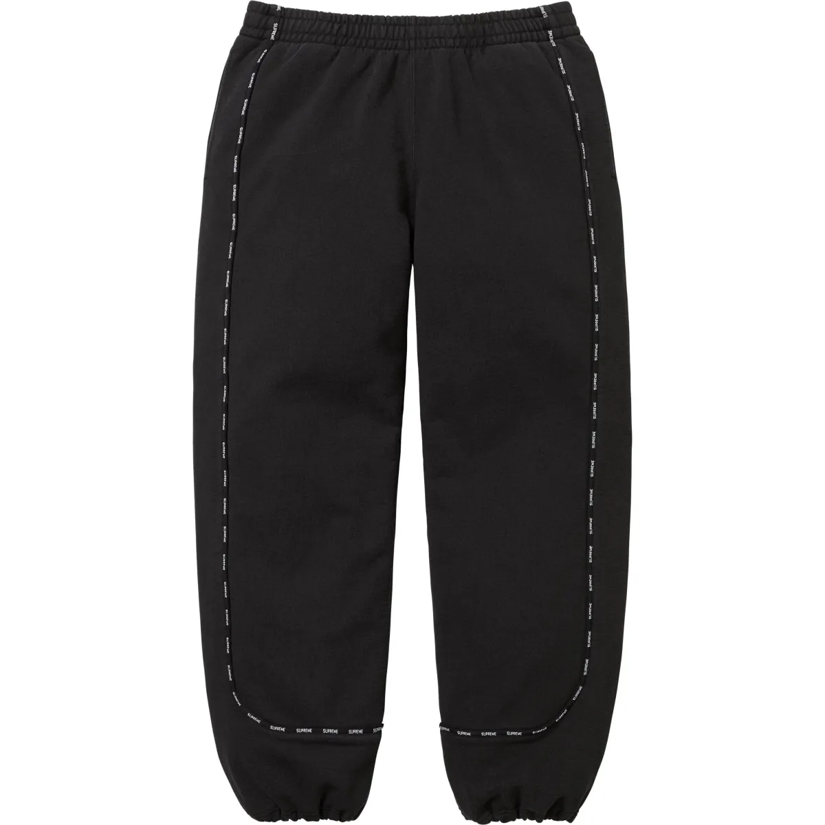 Supreme elastic-waistband track pants