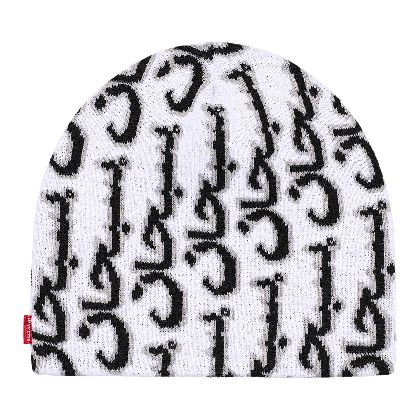 Шапка Supreme FW25 Week 3 Arabic Jacquard Beanie (черная)
