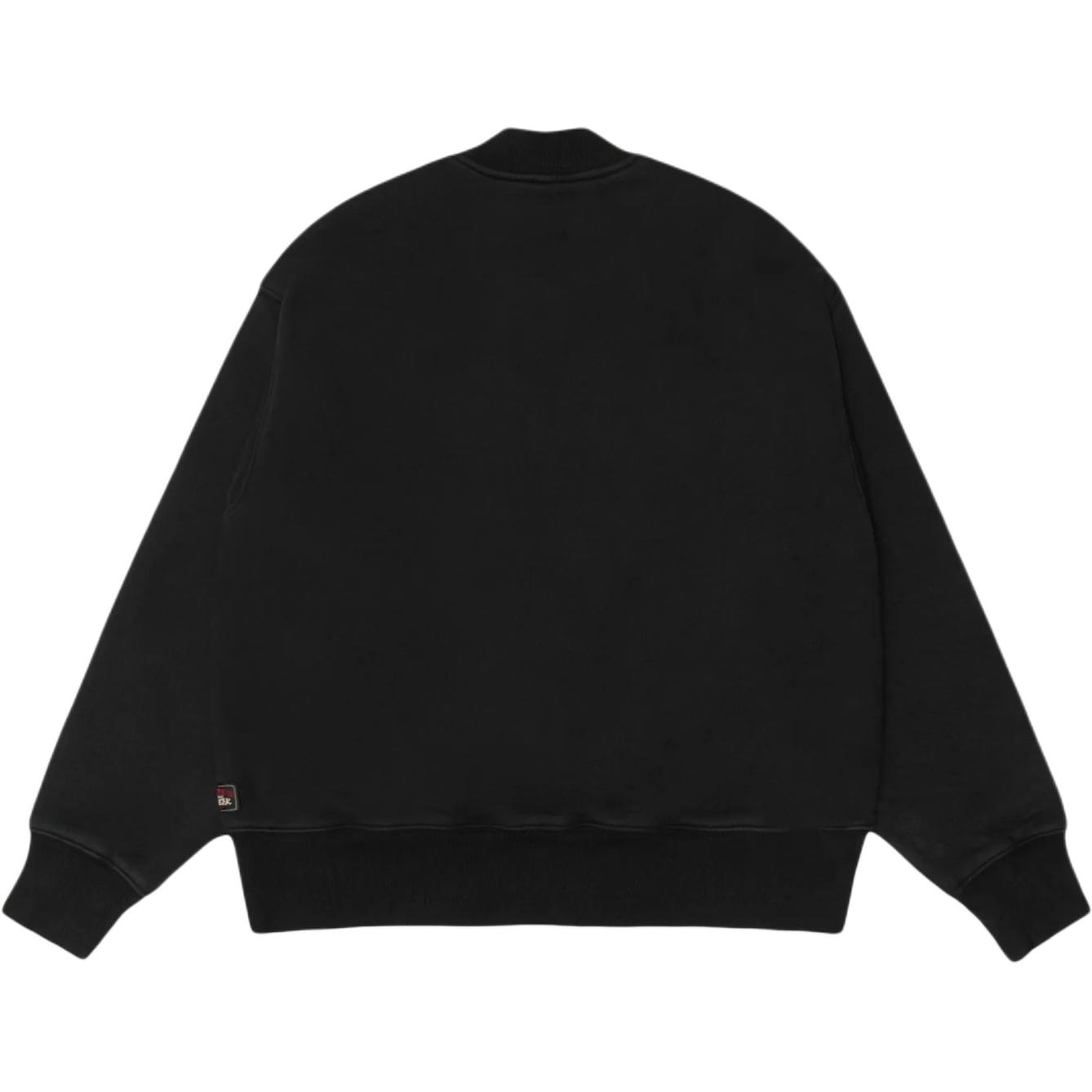 Куртка Stussy THERMAL LINED FLEECE ZIP (черная)