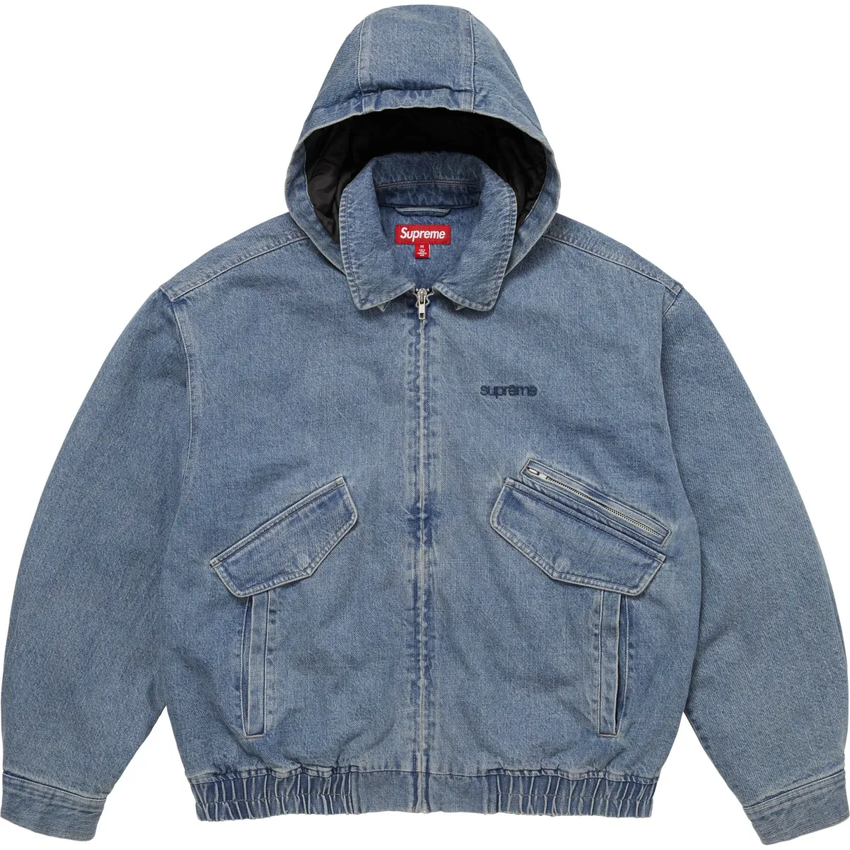 Supreme Leather Collar Utility Jacket FW24