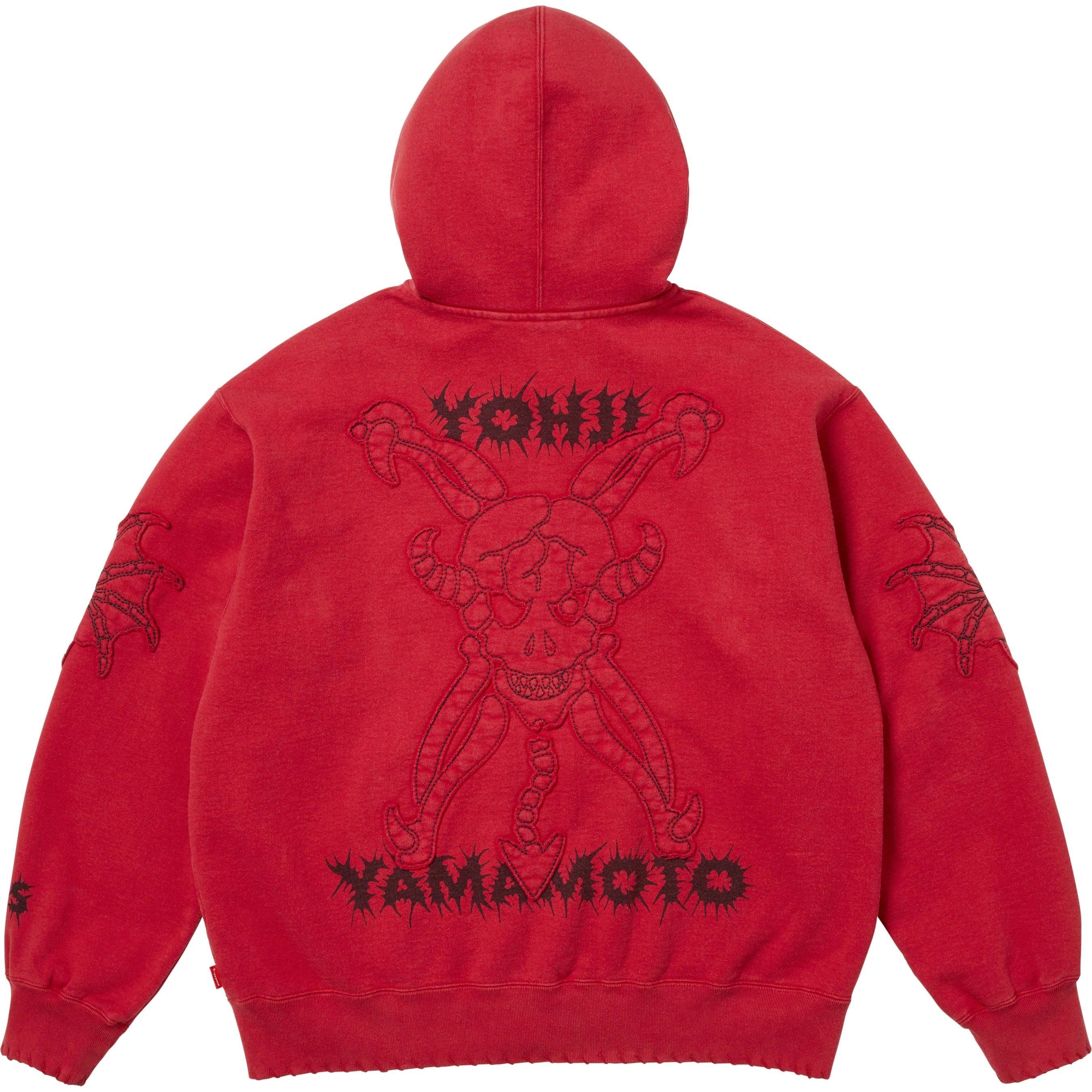 Supreme x Y's by Yohji Yamamoto Zip Up Hooded Sweatshirt SUPFW