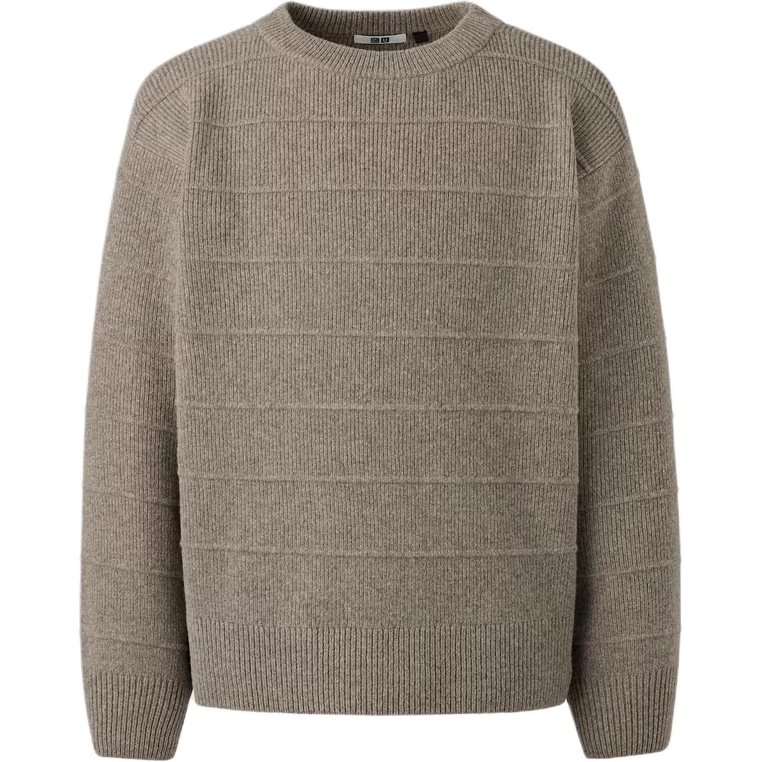 Мужское худи UNIQLO U FW25 (однотонное)