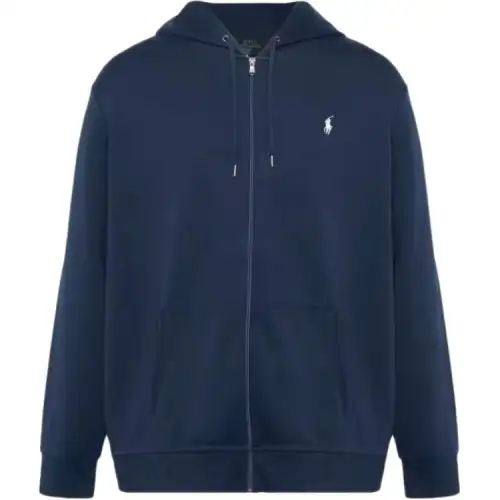 Polo Ralph Lauren Pony, double-sided knitted hoody with zipper, long-sleeve, navy jacket, with embroidery, with your logo imprint, print