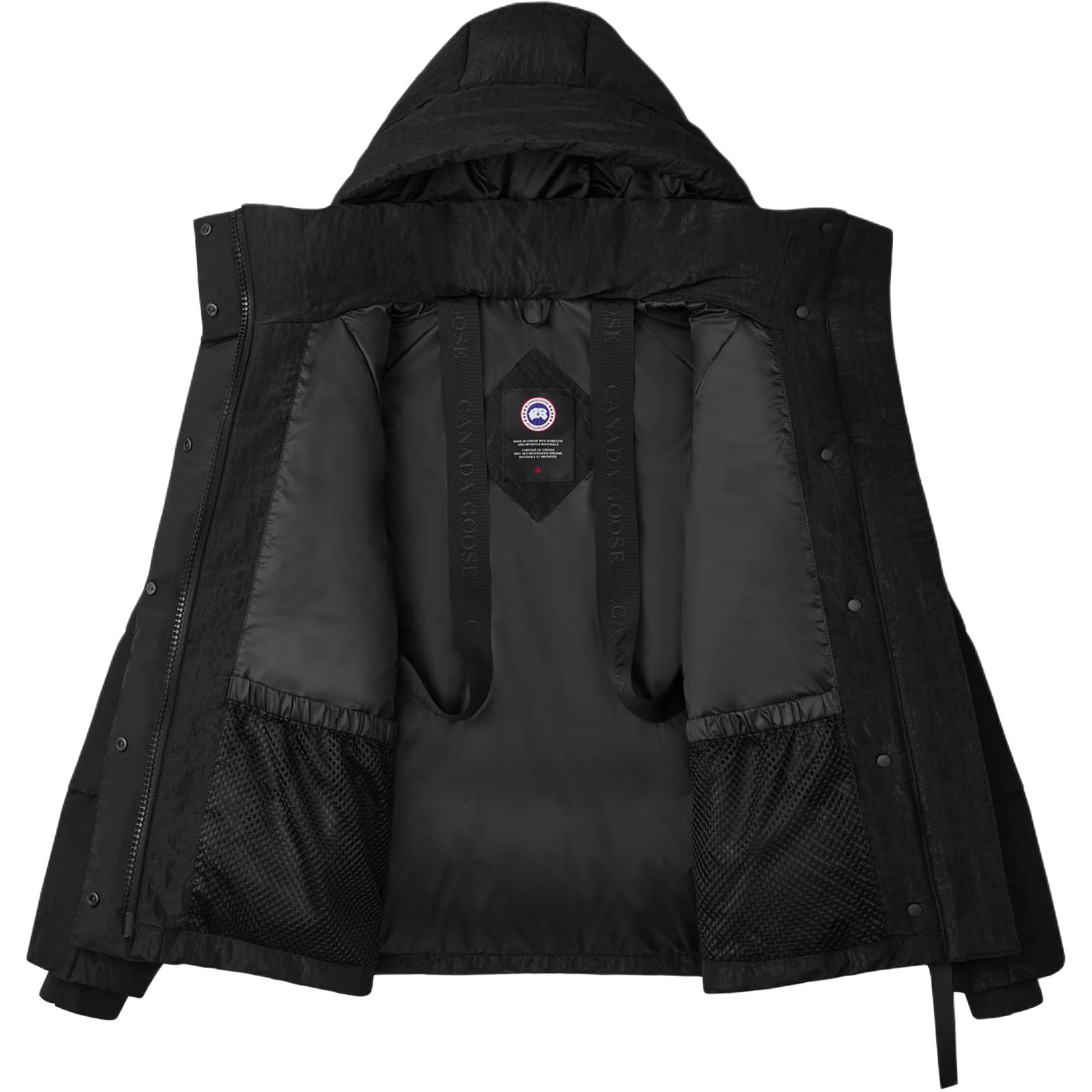 Женская куртка Canada Goose Junction Black Label (черная) — фото 2