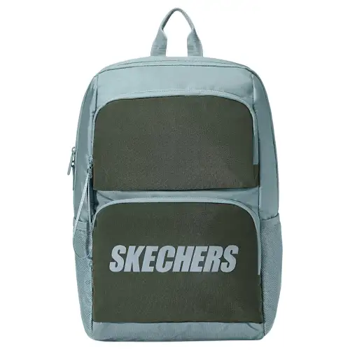 Skechers Fabric Backpack Unisex Gray Green