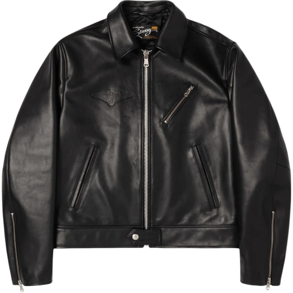 Куртка Stussy BIKER JACKET (черная)