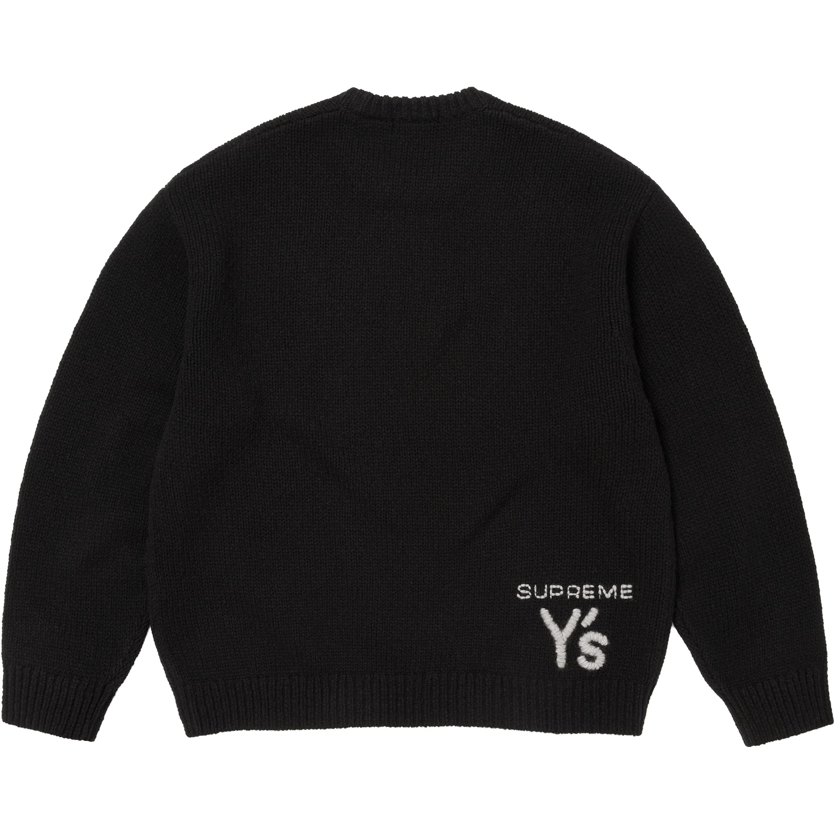 Свитшот Supreme x Y's by Yohji Yamamoto FW25 Sweater sup-fw25-218