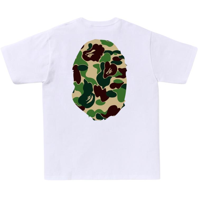 Мужская футболка A BATHING APE 0ZXTEMX00610P (белая) — фото 8