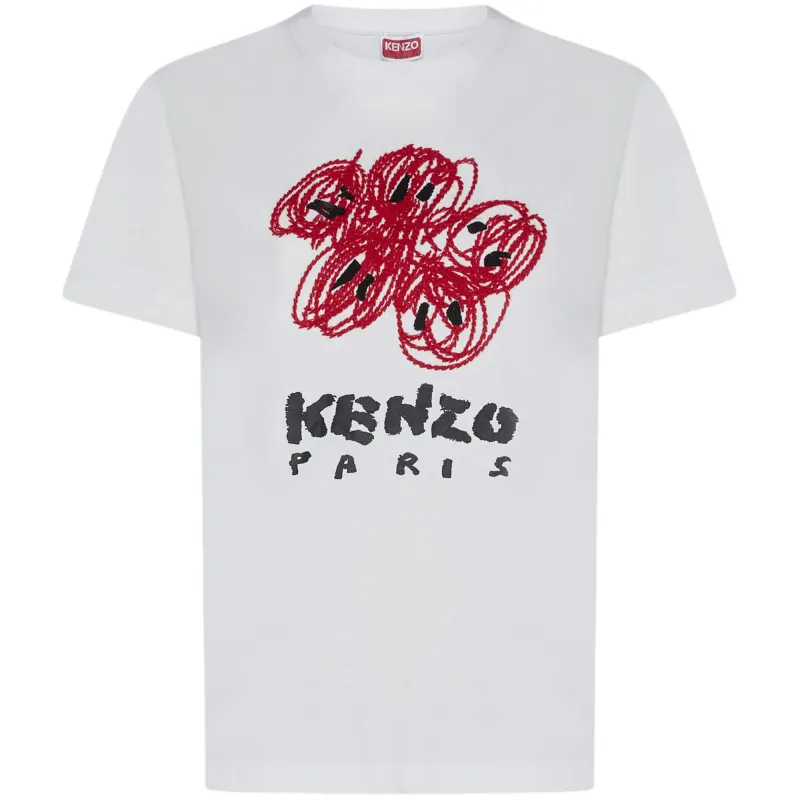 KENZO Drawn Varsity Cotton T-shirt