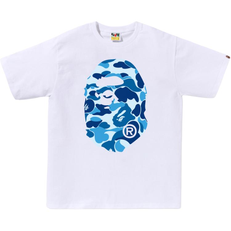 Мужская футболка A BATHING APE 0ZXTEMX00610P (белая) — фото 9