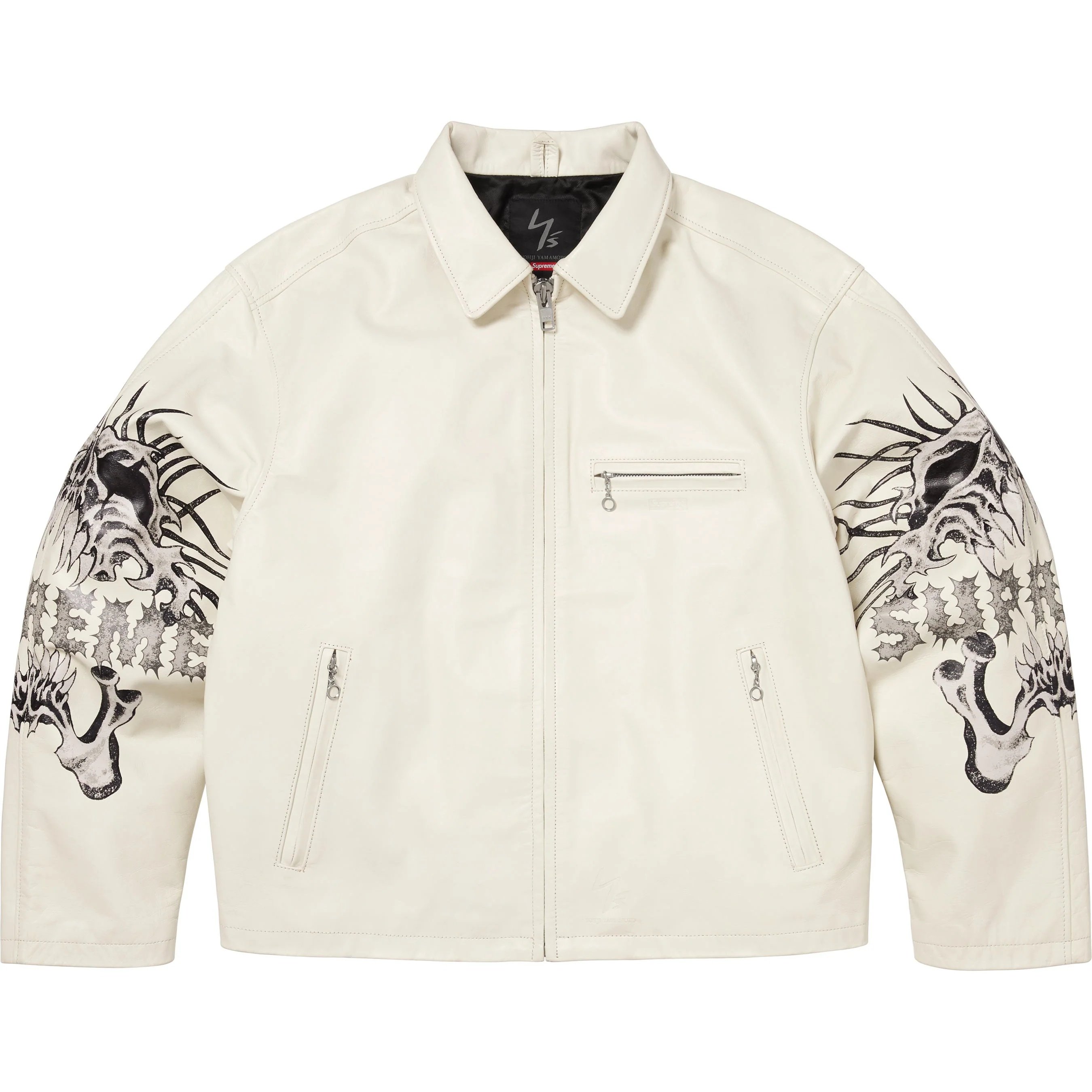 Supreme x Y's by Yohji Yamamoto Leather Jacket SUPFW 25213