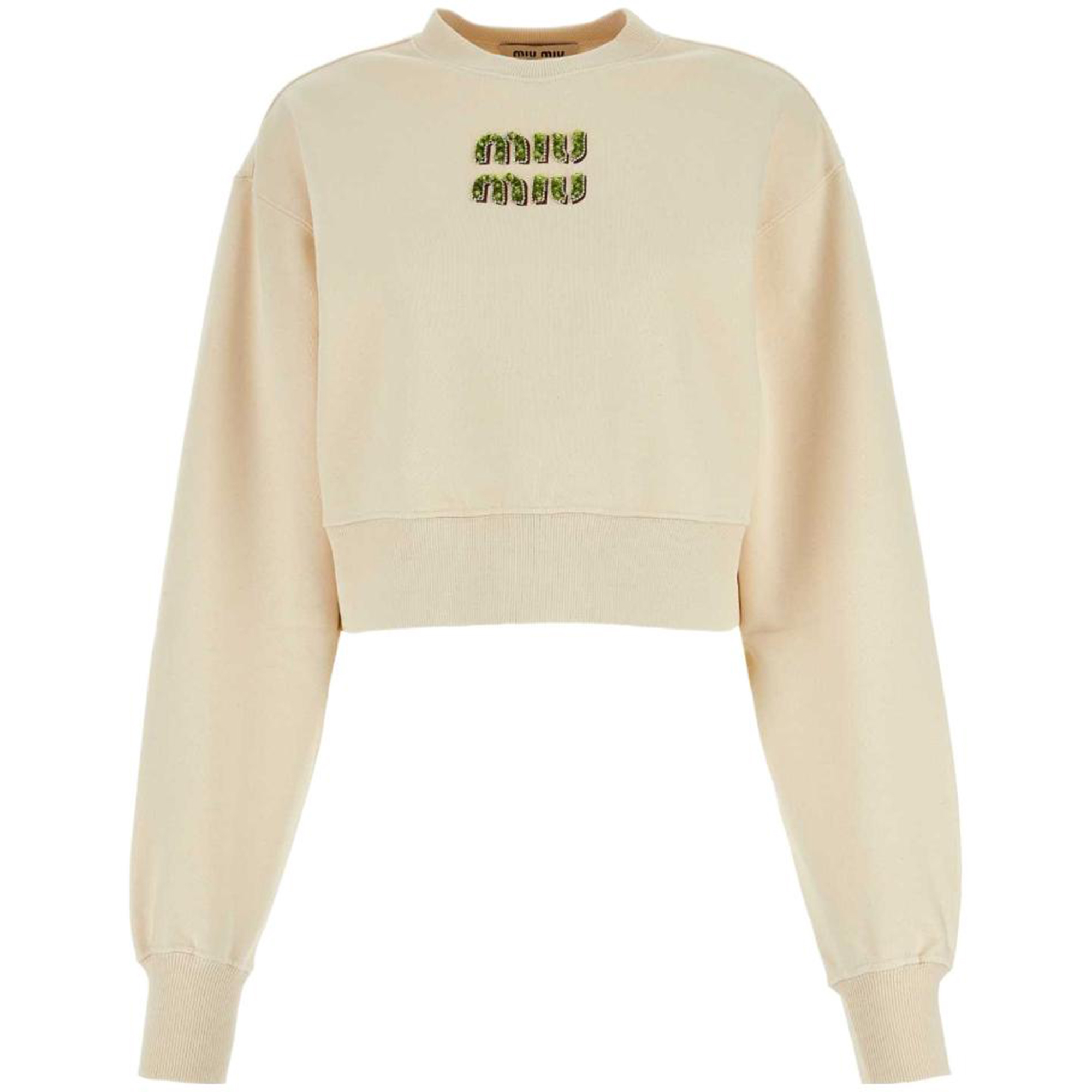 Женское худи MIU MIU MJL984-14AQ-F066V (микро-белое)
