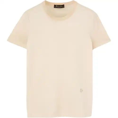 Loro Piana T Shirt Women's Beige Yellow