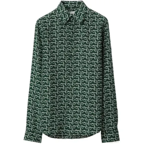 Burberry Monogram Printed Long Sleeved Shirt