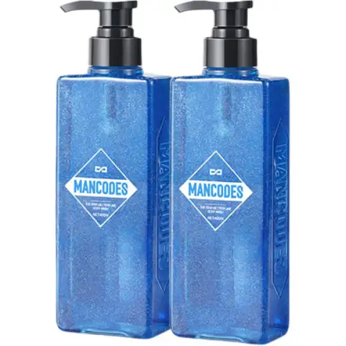 Perfume, mint shower gel, refreshing perfumed lotion strongly flavoured, set, long-term effect, oil sheen control, 400g