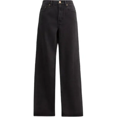 COACH Jeans Women's Black Moderate Straight Fit Pants