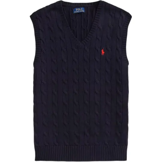 Polo Ralph Lauren Logo Embroidered Knitted Vest