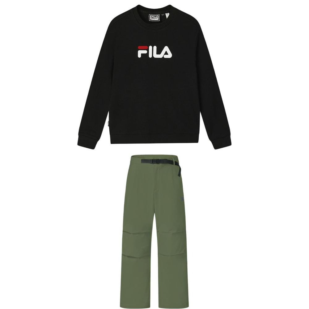 Мужской спортивный костюм Fila (черный)
