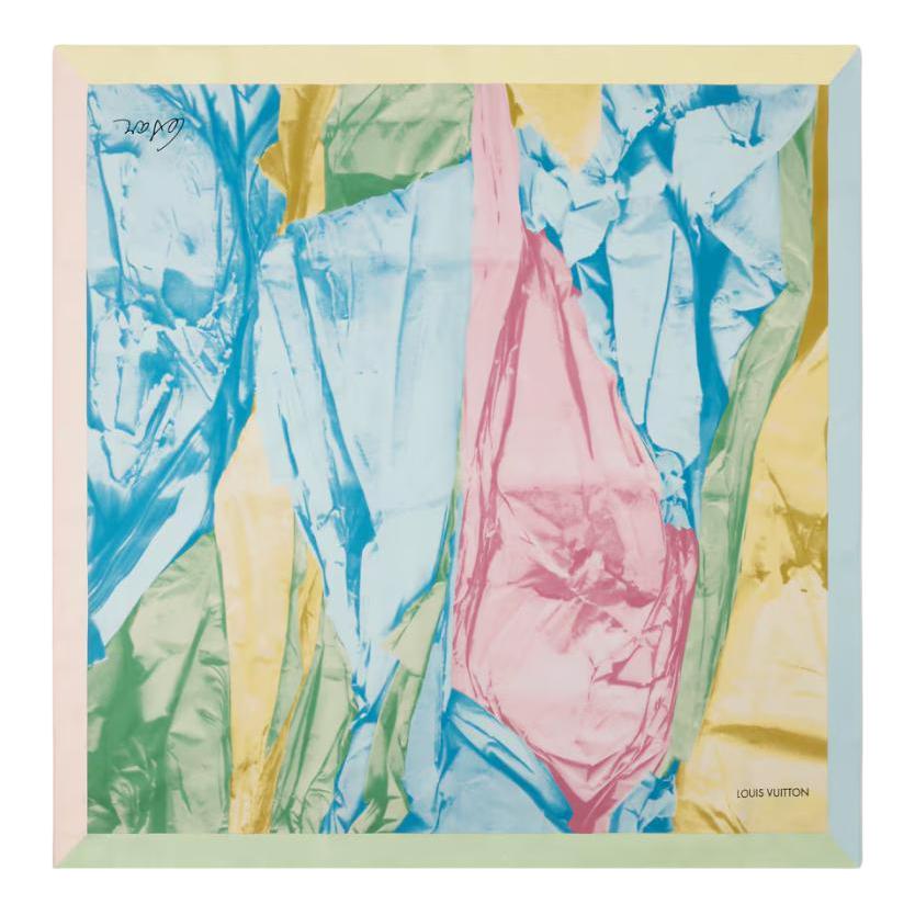 Женский шарф Louis Vuitton Silk Scarf (разноцветный) — фото 2