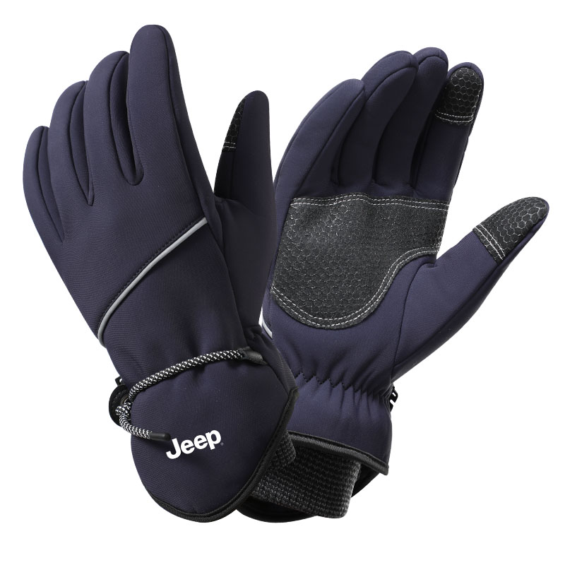 Мужские перчатки Jeep (черные)