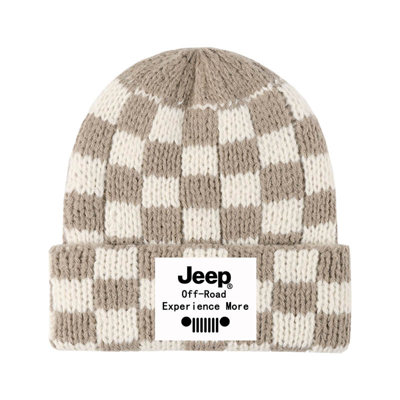 Шапка Jeep (серо-черная)