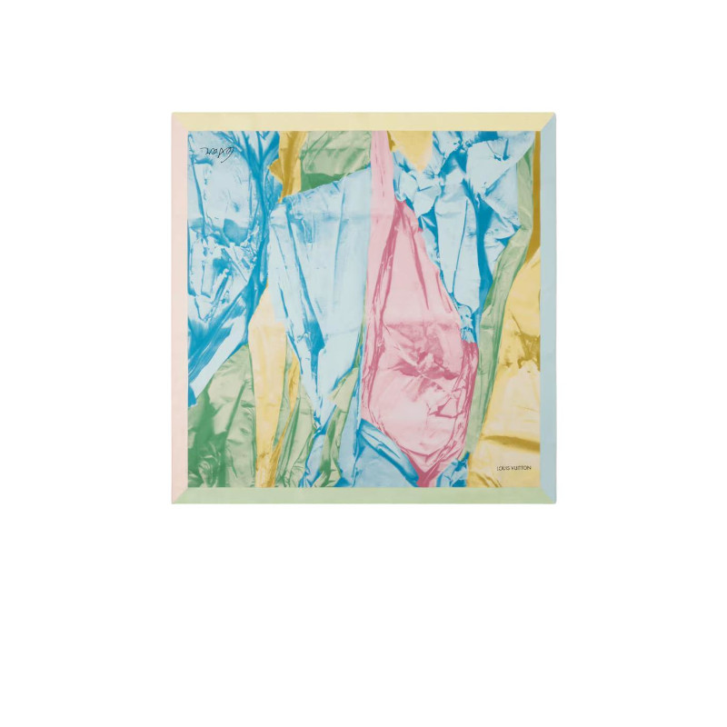 Женский шарф Louis Vuitton Silk Scarf (разноцветный)