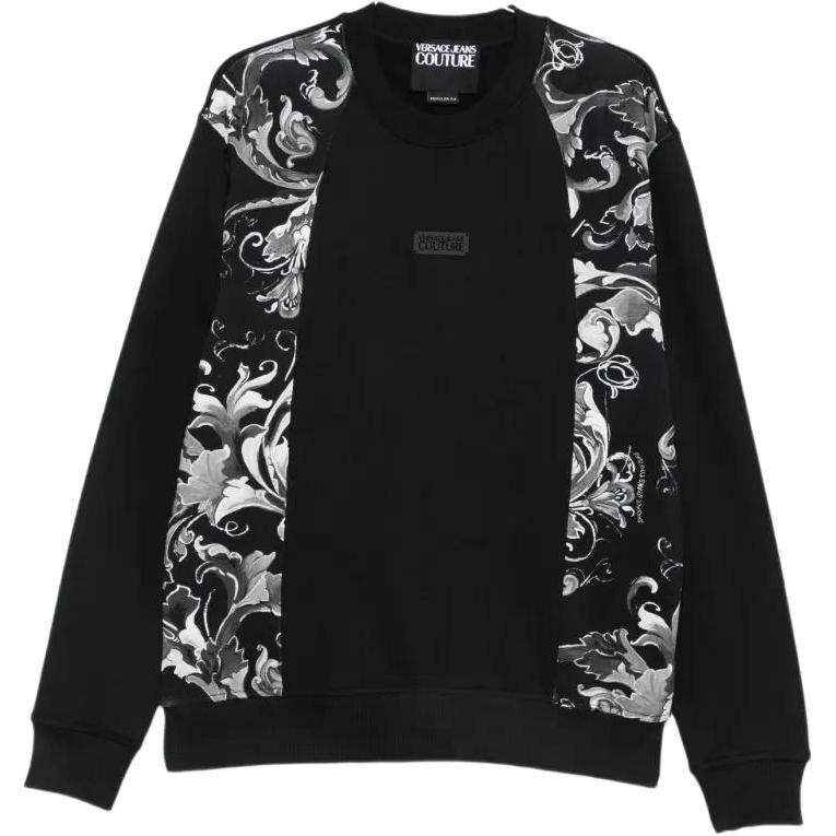 Мужское худи Versace JEANS COUTURE FW25 (черное с золотым)