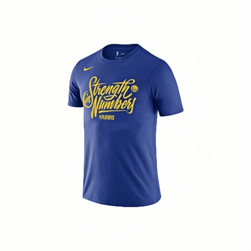 Nike Nba Gsw ' Playoffs Strength In Numbers' T shirt