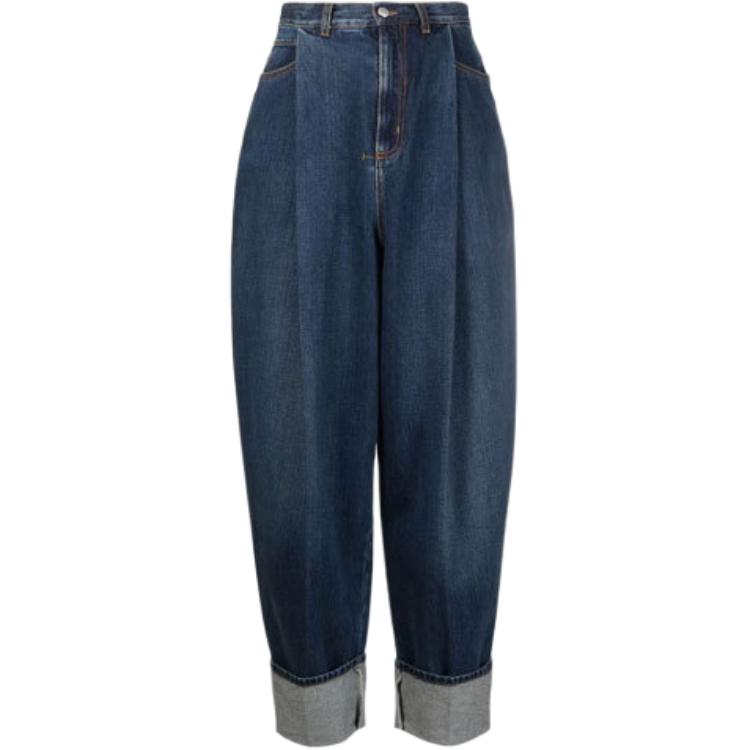 Женские штаны Alexander McQueen Denim (синие)