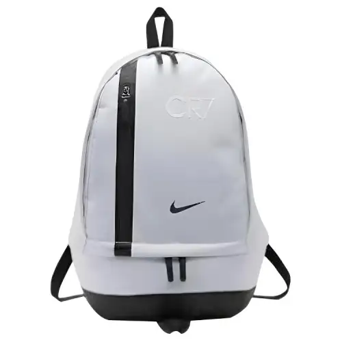 Nike Polyester Backpack Regular Unisex Gray White