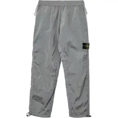 STONE ISLAND Compass Patch Straight Leg Trousers