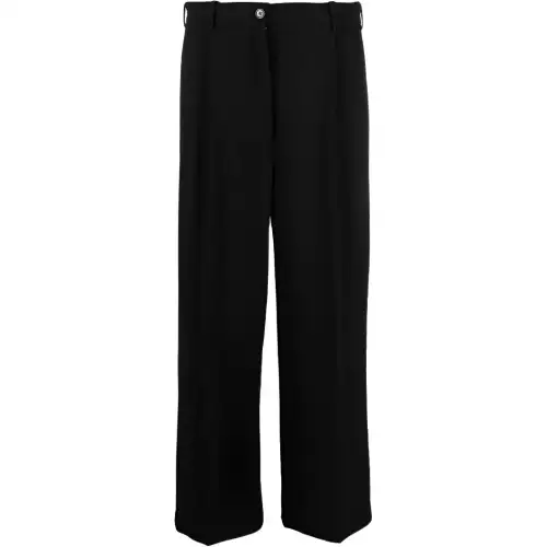 The Row pleated wide-leg trousers