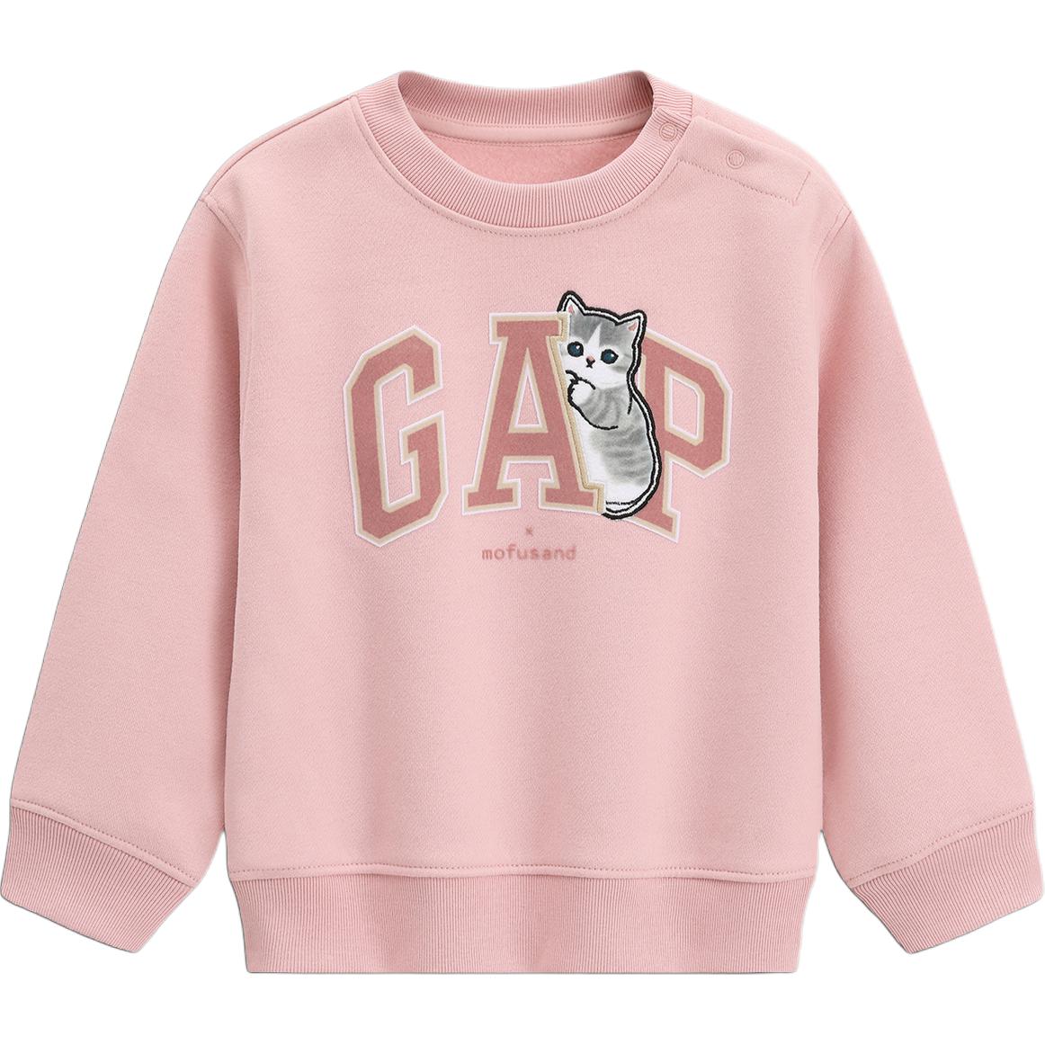 Детская толстовка GAP x mofusand (серая) — фото 3