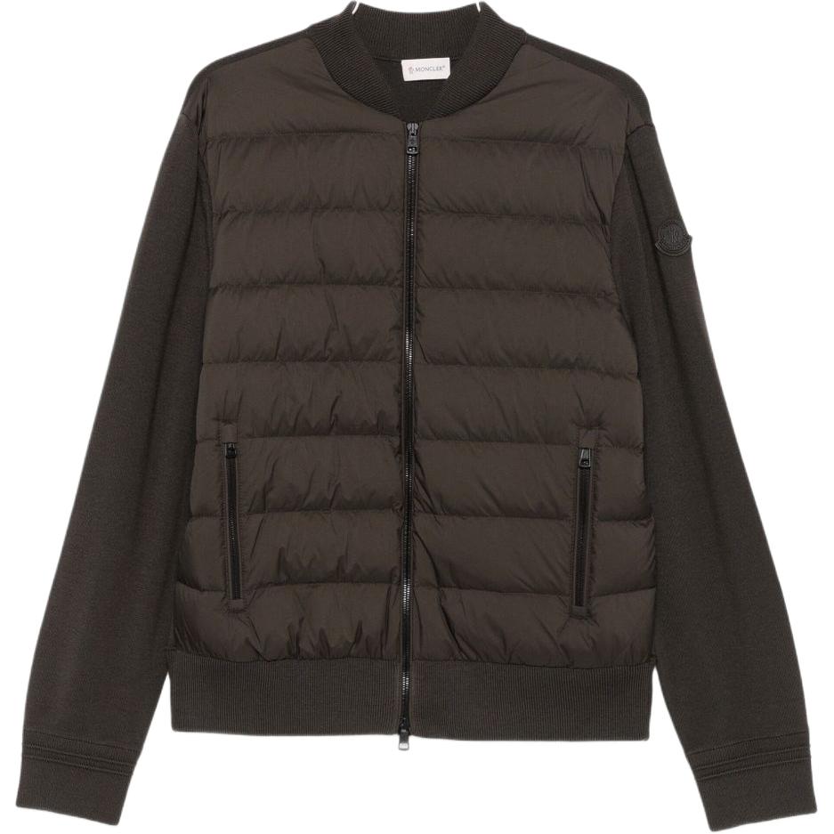 Мужская куртка Moncler Padded Corduroy (черная)