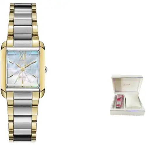 CITIZEN Ecology Drive Collection L Light Powered Quartz Movement Stainless Steel Strap Watch